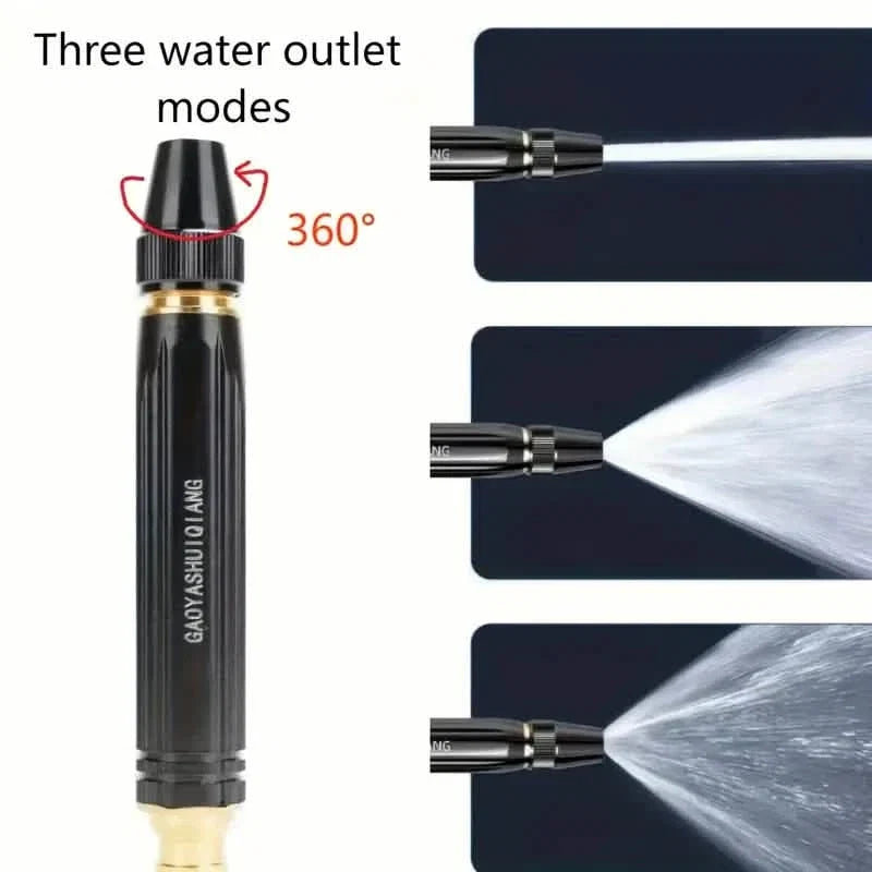 Portable High-Pressure Car Wash Gun – Multi-Function Garden Hose Nozzle