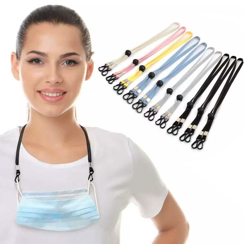 10-Pack: Adjustable Lanyard/Mask Loop Extender