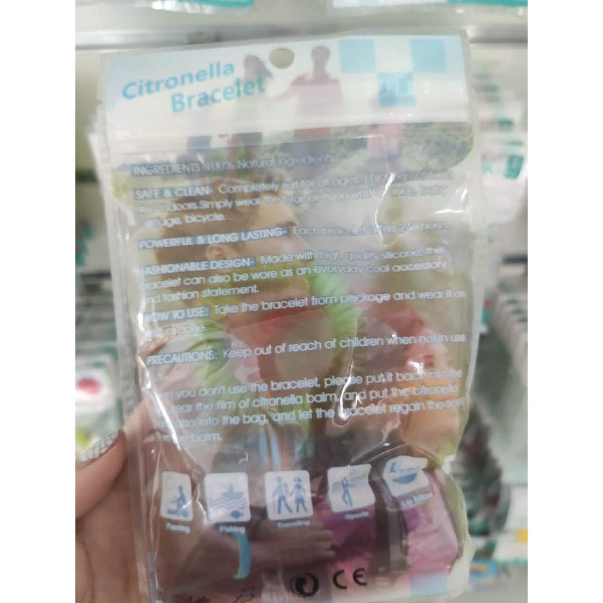 10-Pack: Mosquito Repellent Bracelet