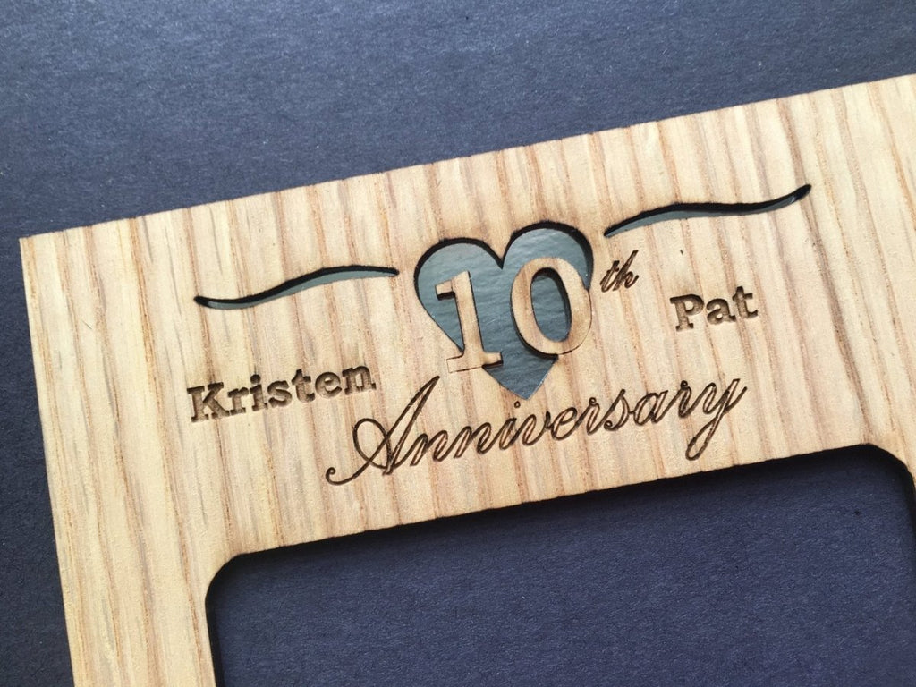 10th Anniversary Picture Frame