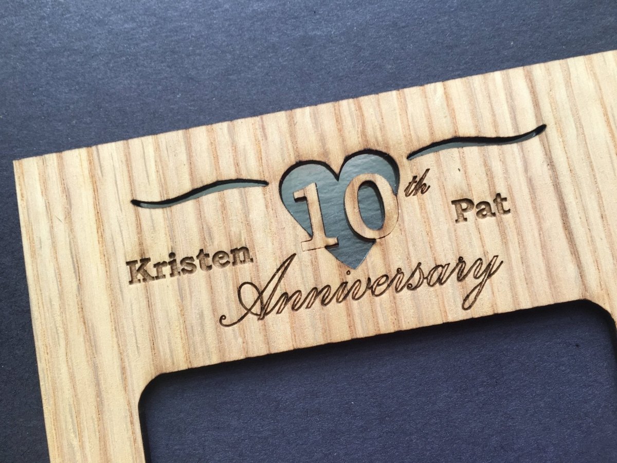 10th Anniversary Picture Frame