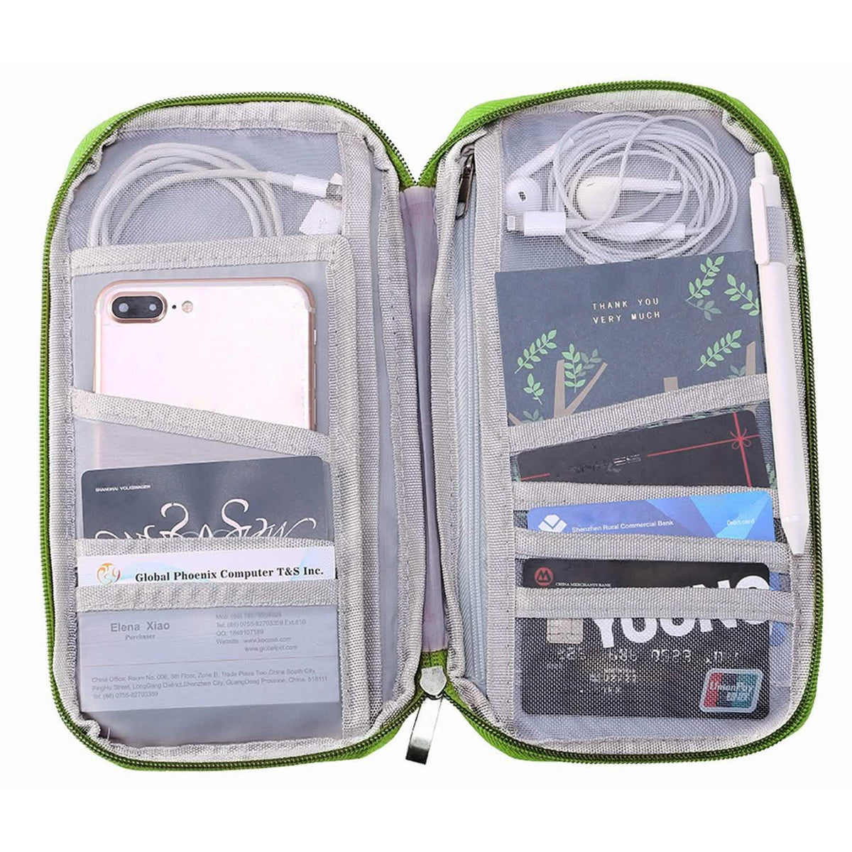 12 Pocket Travel Passport Wallet