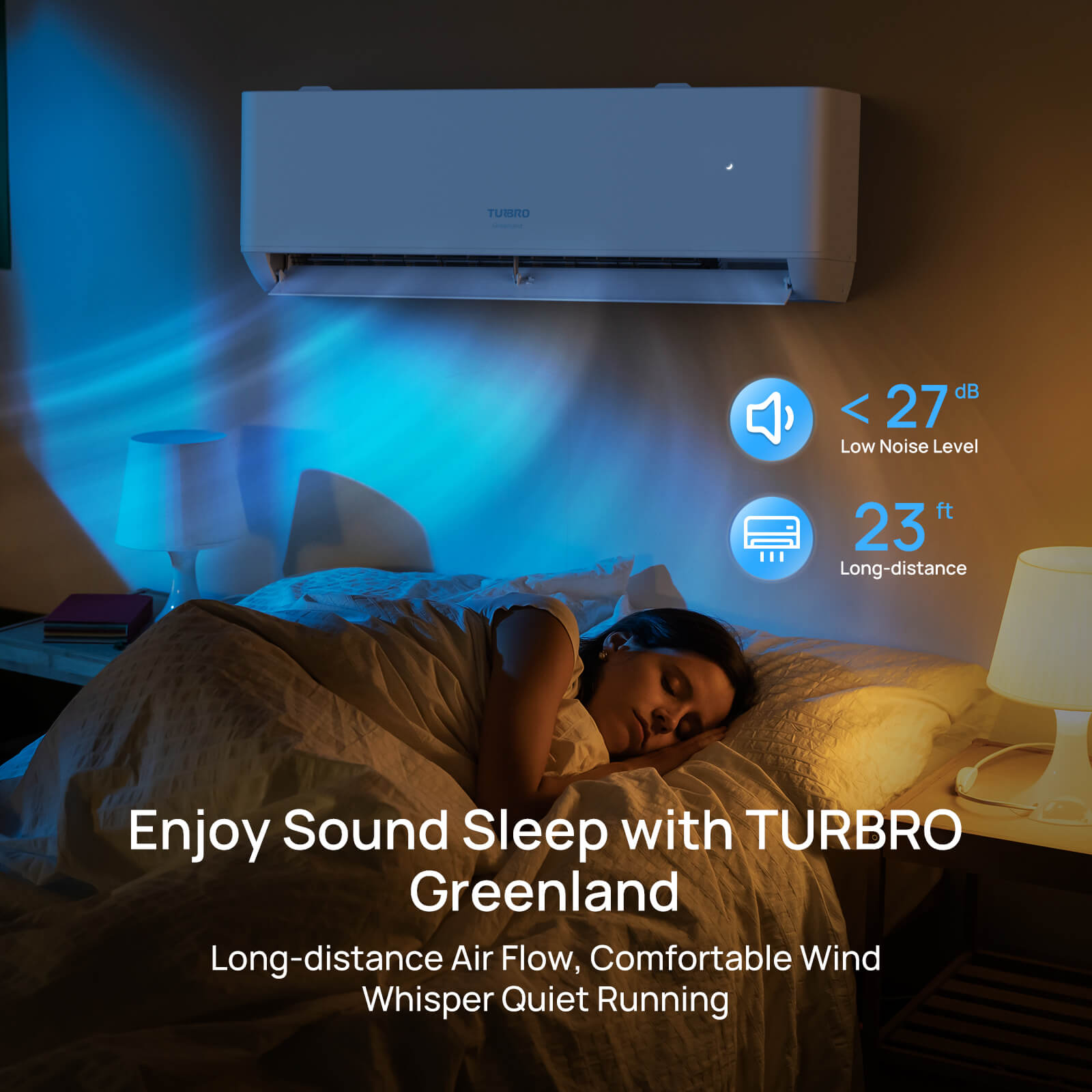 Greenland 12,000 BTU Single Zone Mini Split AC (R454B)