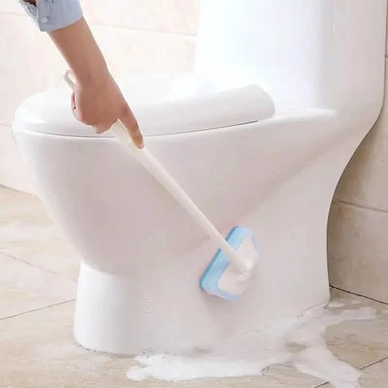7-Piece Set: Detachable Cleaning Brush with 7 Sponges for Bathtub, Tile, Floor & Window