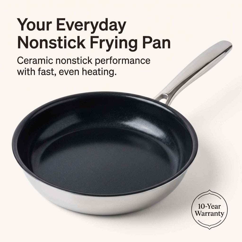5-Ply Nonstick Stainless Frying Pan