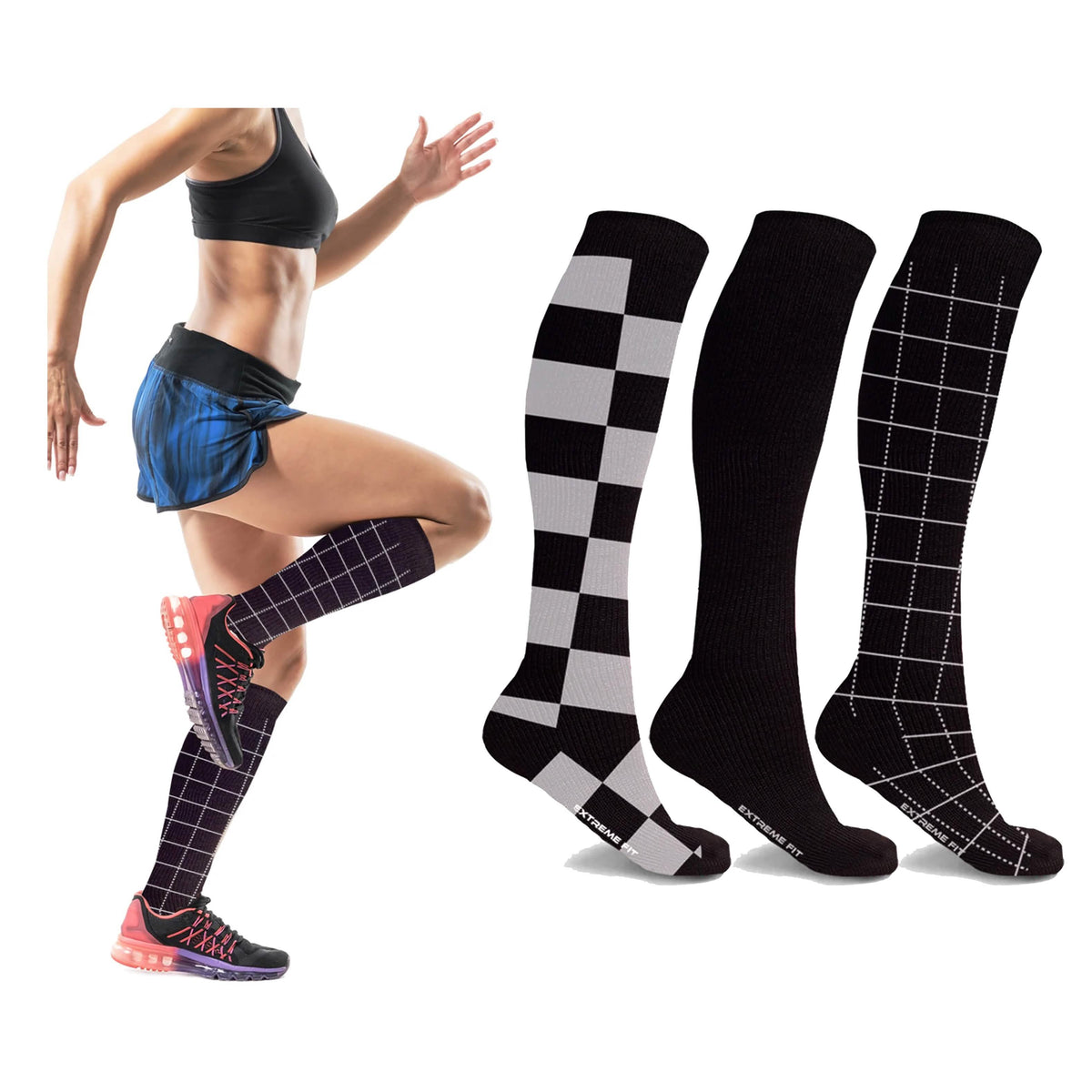 3-Pairs: Perfect Gift Compression Socks