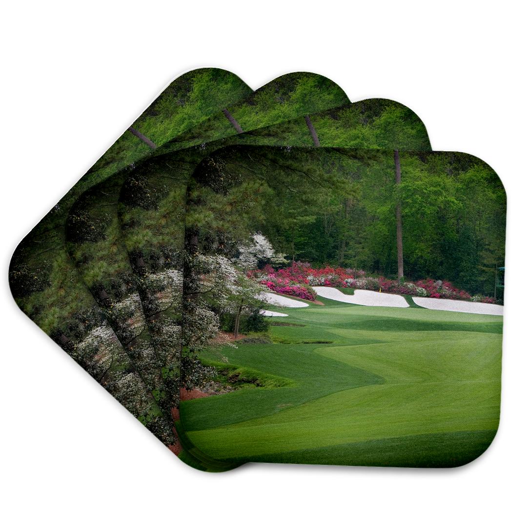 3dRose Angel Wings Designs Landscape - Augustas Amen Corner Golf Course - Where dreams are made and lost II - Coasters (cst_131408)