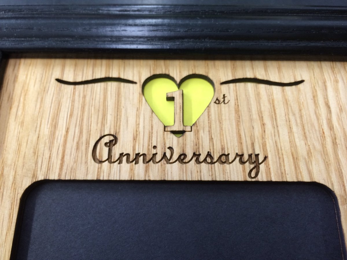 1st Anniversary Picture Frame