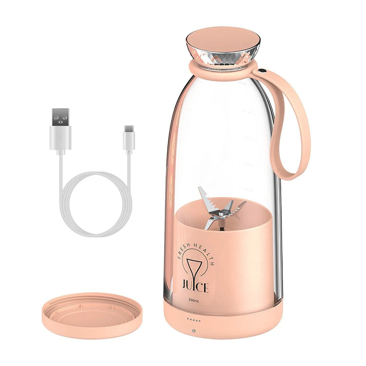 2-in-1 Portable Fruit Blender Rechargeable