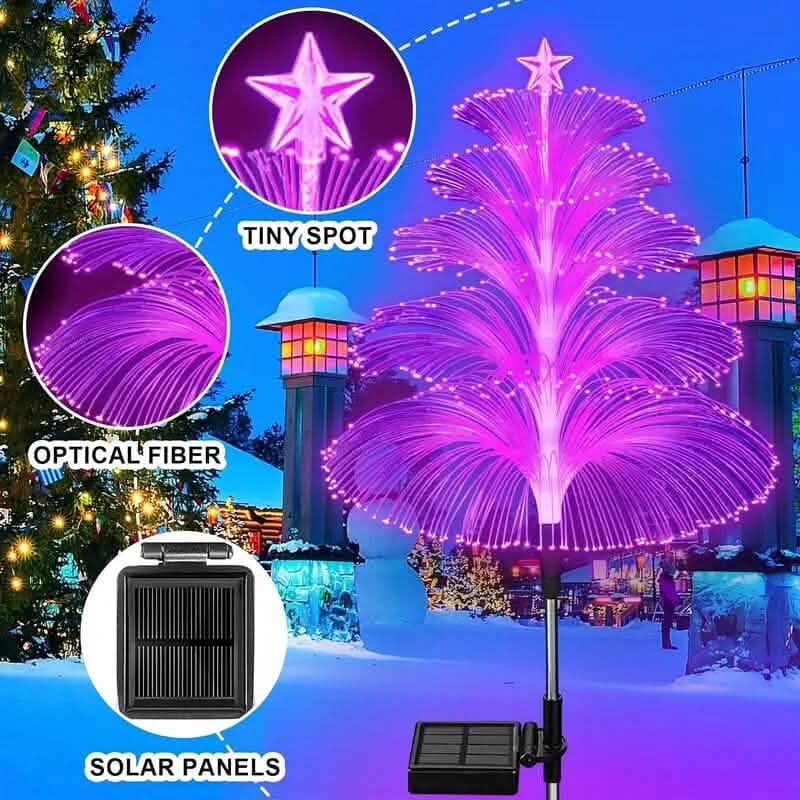 2-Pack: 7 Color-Changing LED Solar Jellyfish Lights