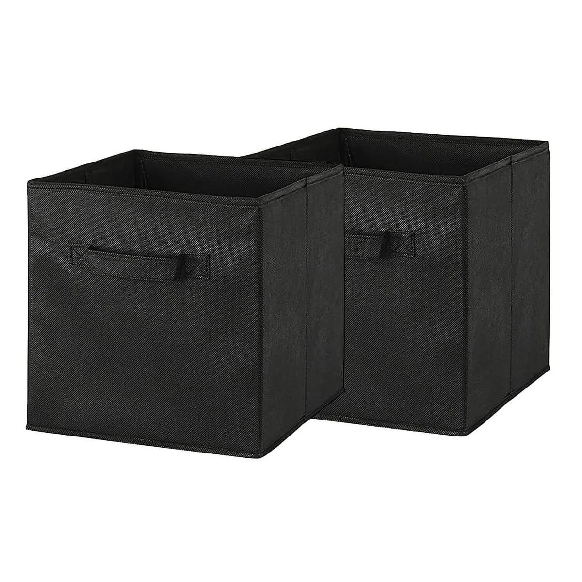 2-Piece Set: Storage Bin Non-Woven Fabric Cube Organizer
