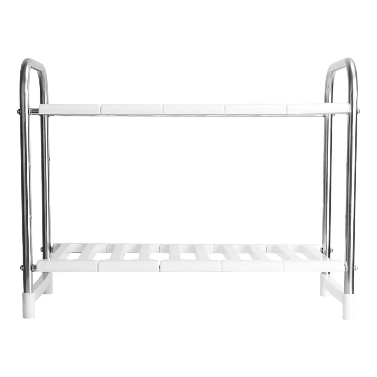 2-Tier Under Sink Organizer Retractable Kitchen Rack Holder