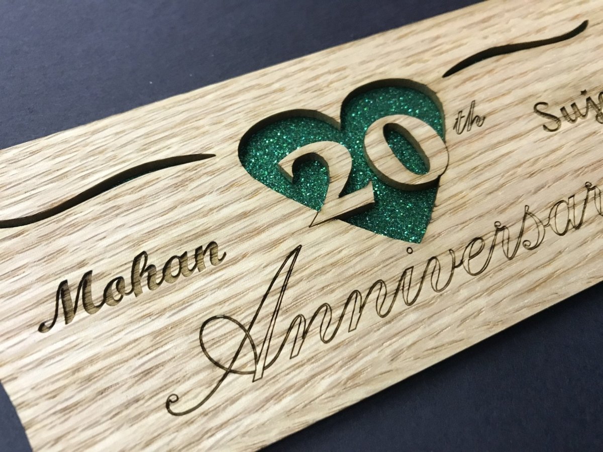 20th Anniversary Picture Frame