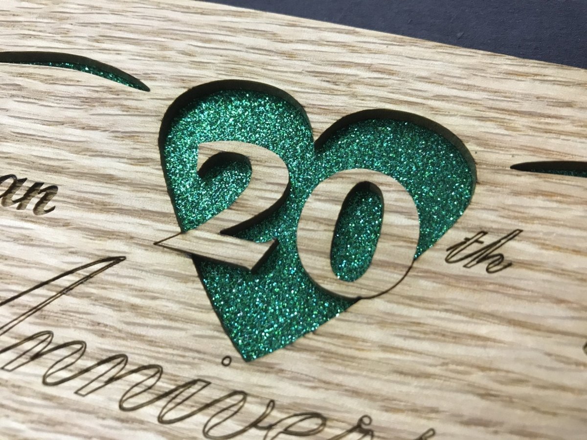 20th Anniversary Picture Frame