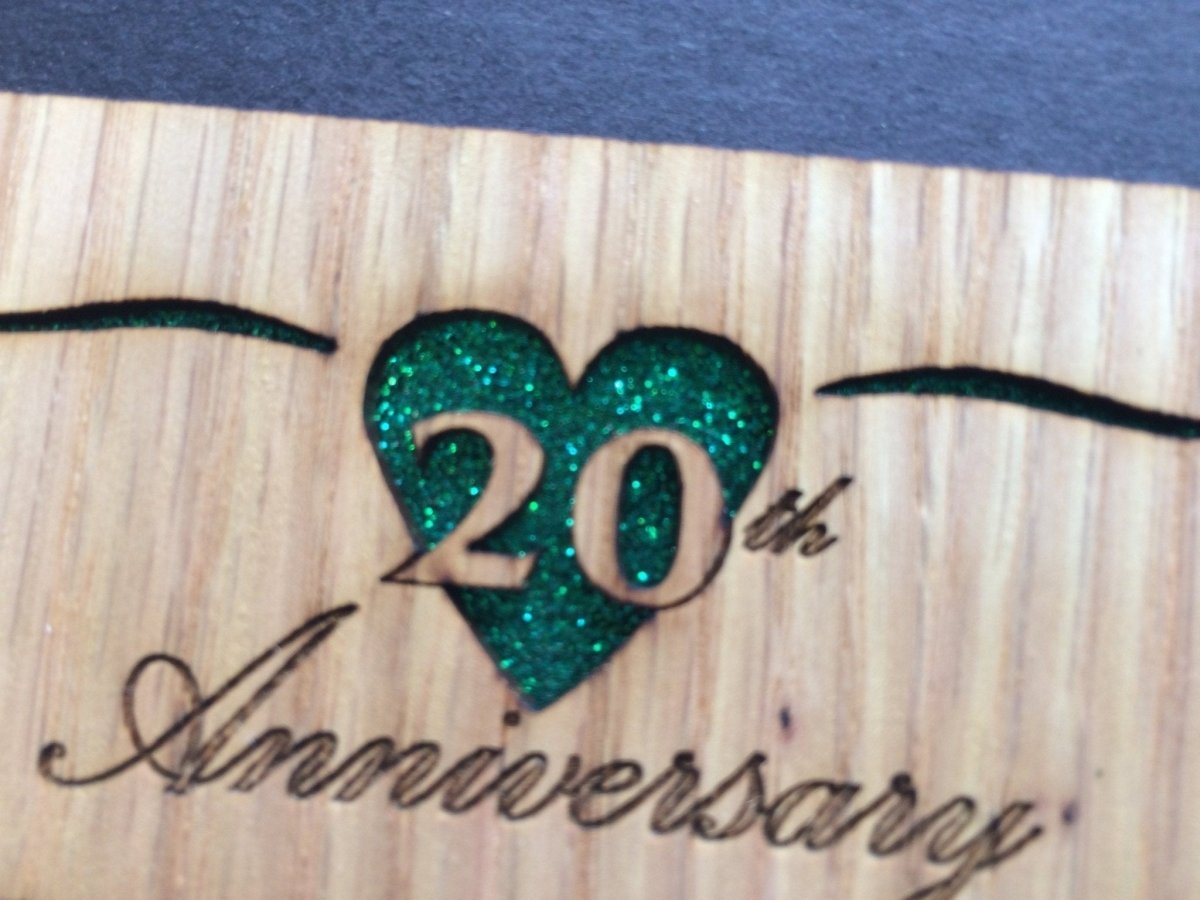 20th Anniversary Picture Frame