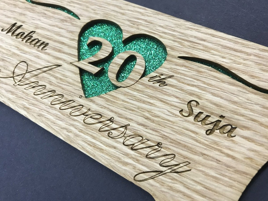 20th Anniversary Picture Frame