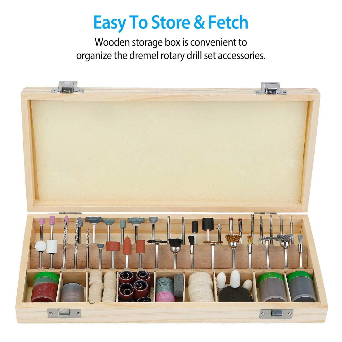 228-Piece: Rotary Dremel Accessory Tool Kit