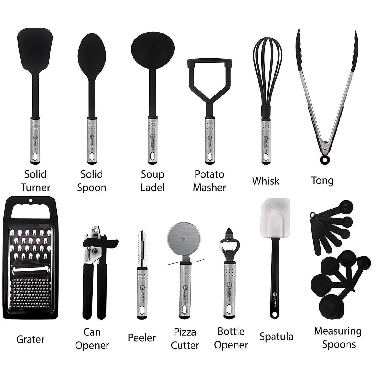 23-Pieces: Cooking Utensils Set