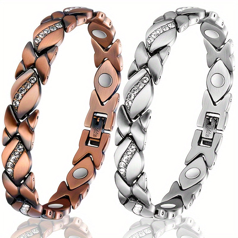 Magnetic Energy Therapy Pain Relief Copper Bracelet For Men And Women