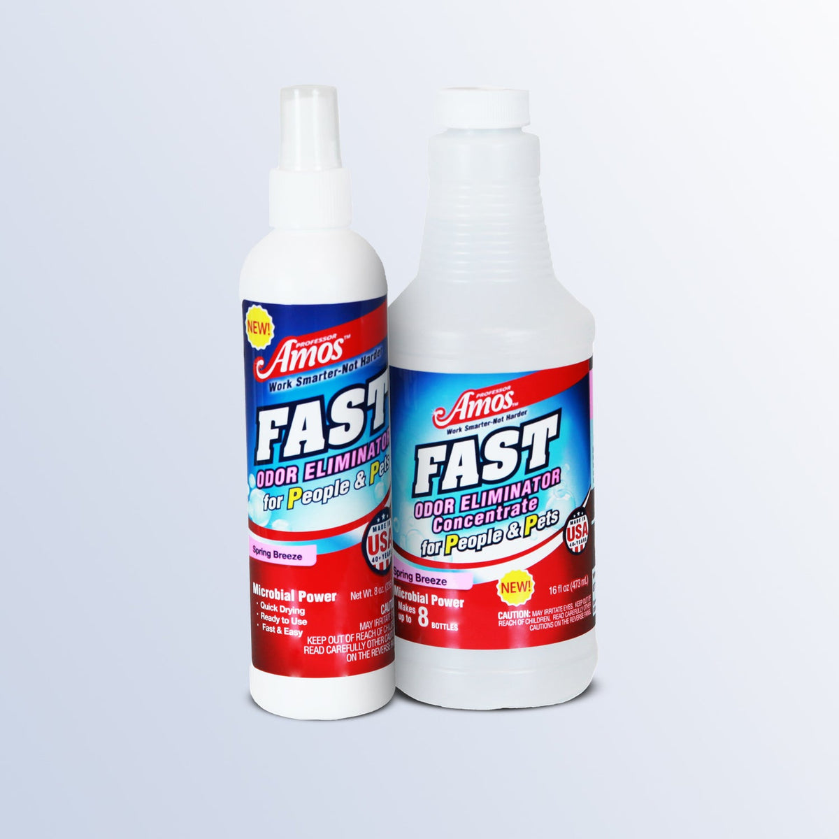 Professor Amos Fast Microbial Odor Eliminator Concentrated Kit 16oz.