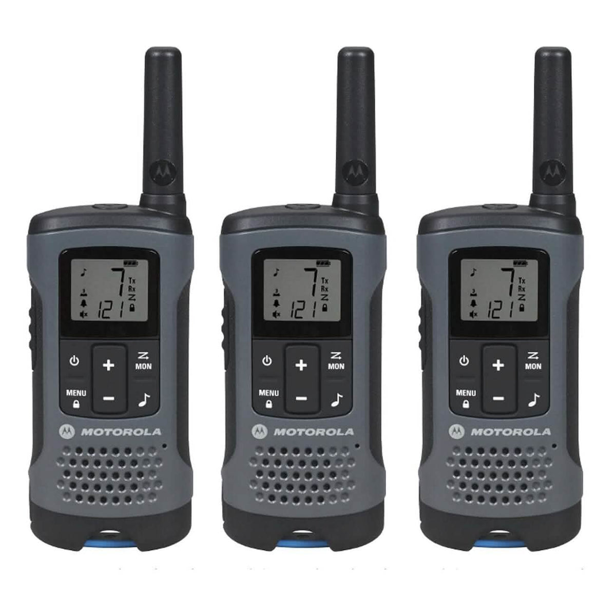 3-Pack: Motorola Solutions, Portable FRS, T200TP Talkabout Two-Way Radios (Refurbished)