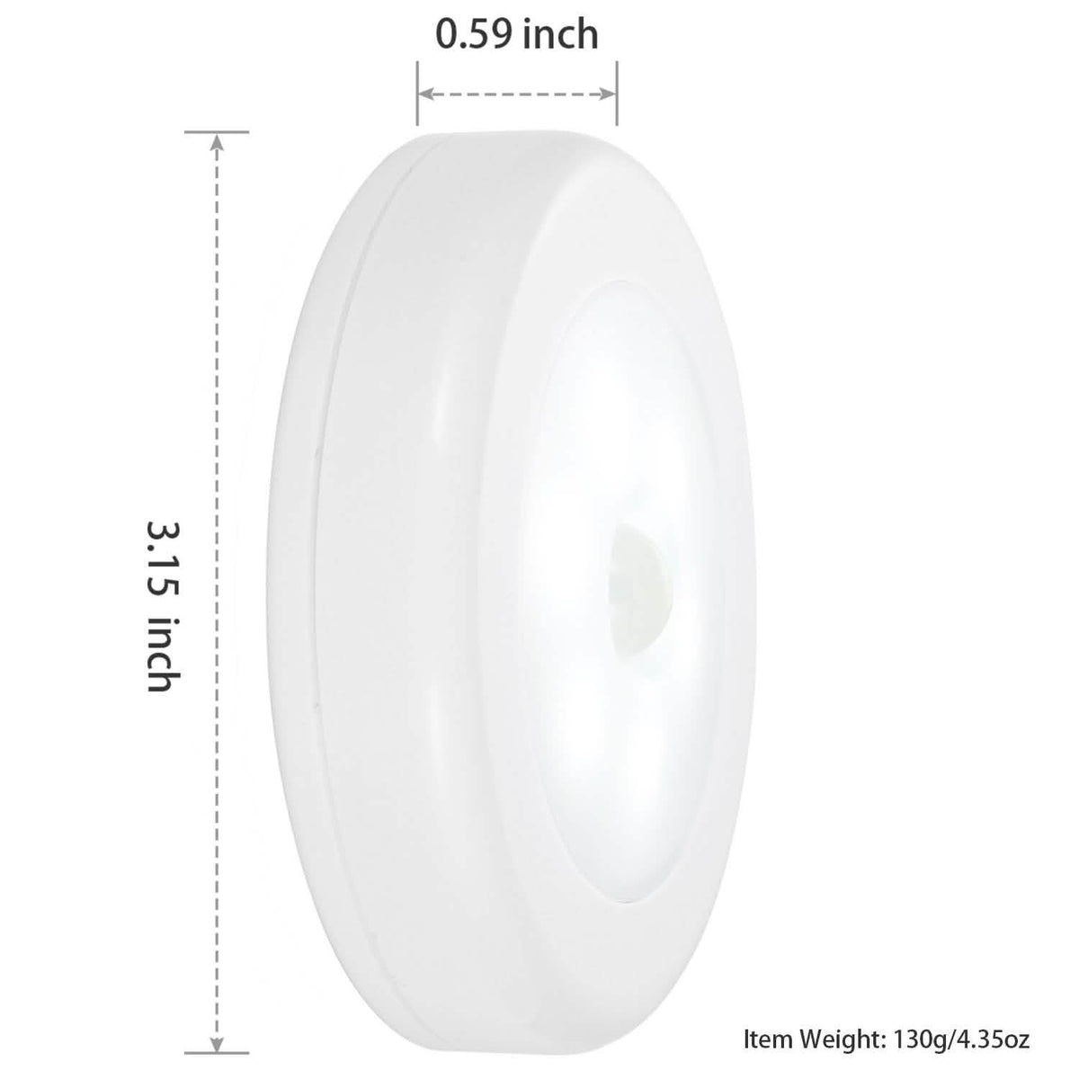 3-Piece: Motion Sensor Stick-on Cordless Night LED Lamp