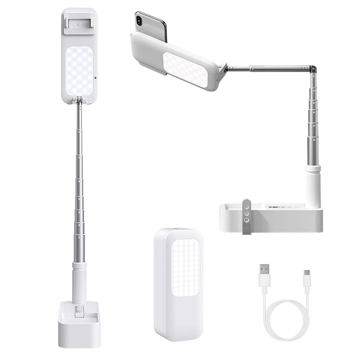 360° Rotatable Extendable Selfie Stand Phone Holder