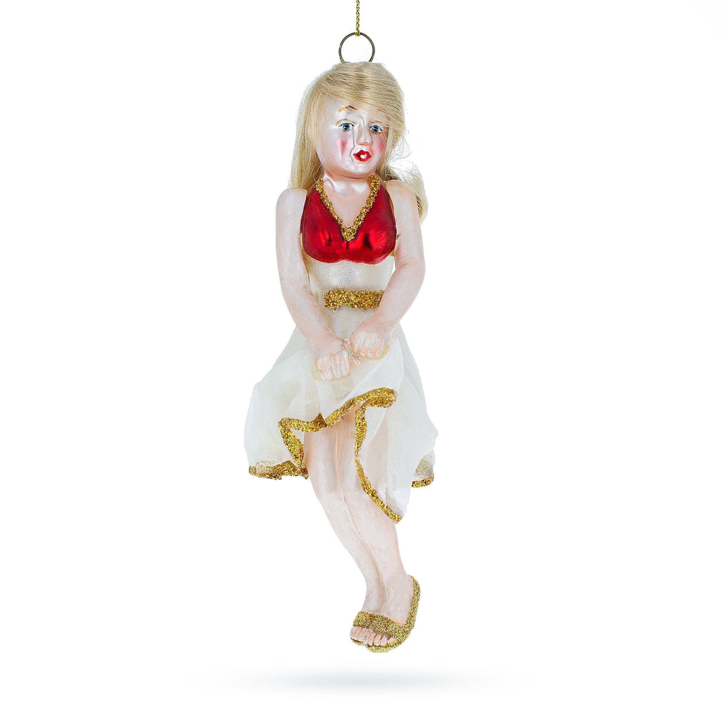 Screen Legend Glass Christmas Ornament