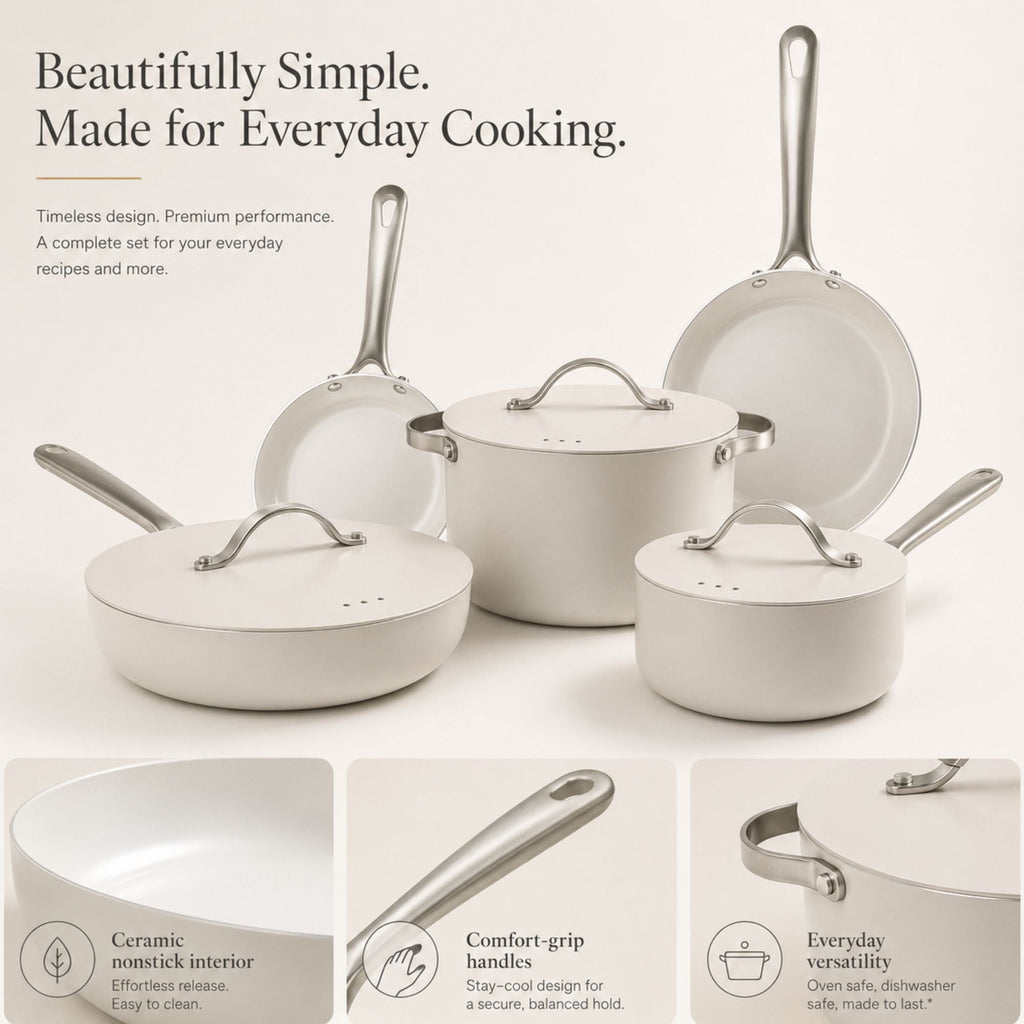 Ceramic Nonstick 8-Piece Set