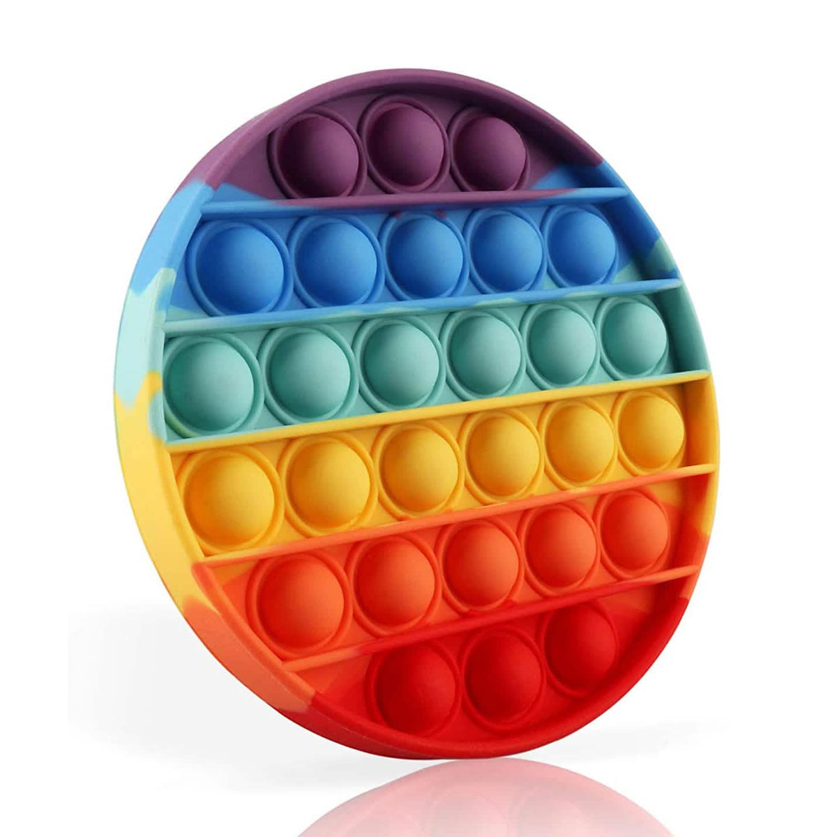 4-Pack: Rainbow Pop-It Bubble Popper