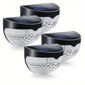 4-Pack: Solar Fence Lights Solar Deck Lights
