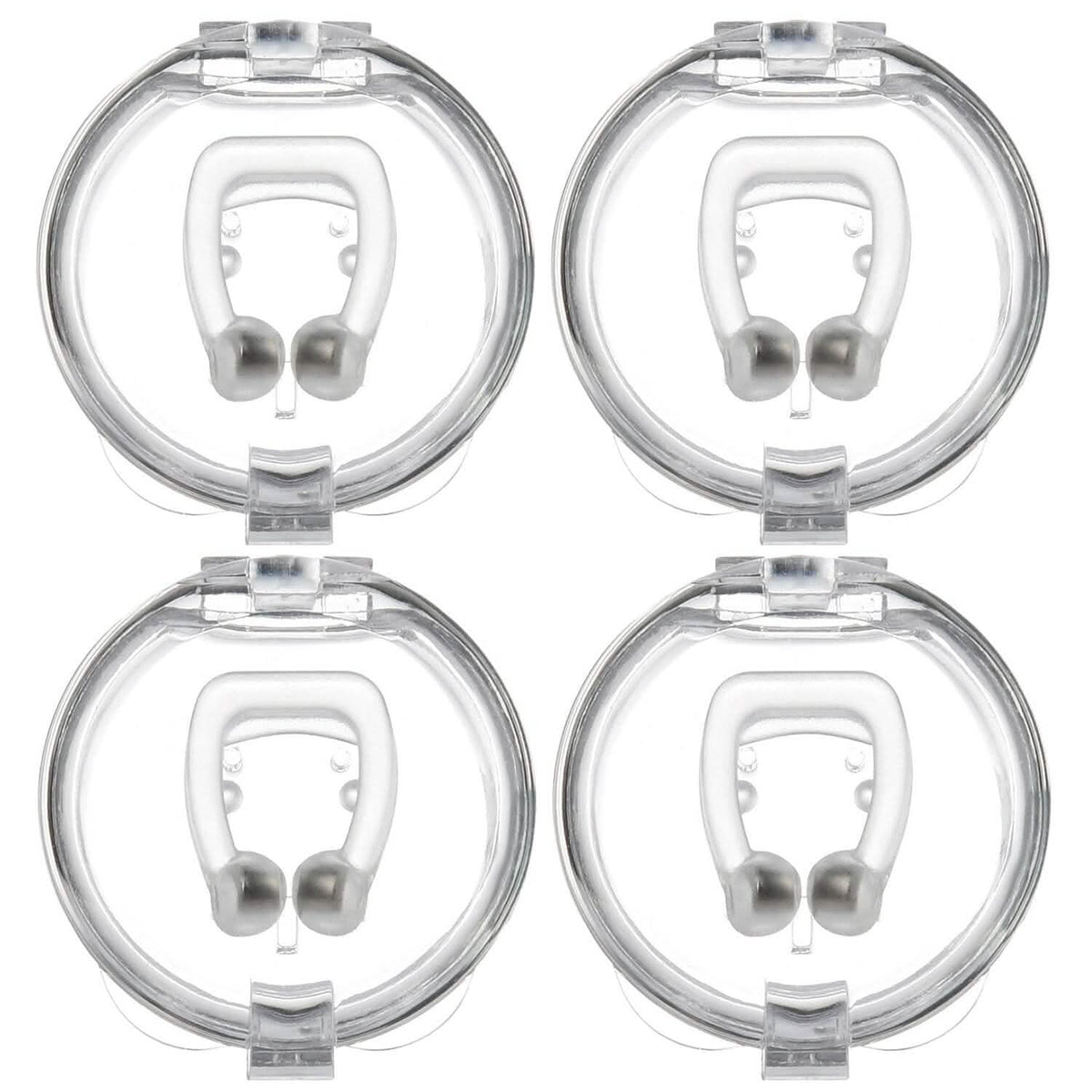 4-Pieces: Magnetic Nose Clip Anti Snoring Device