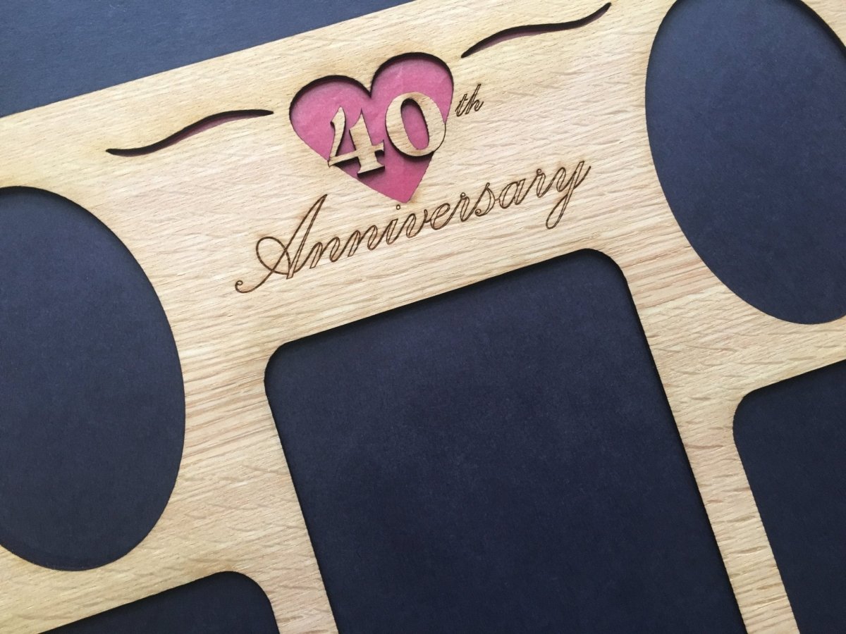 40th Anniversary Picture Frame