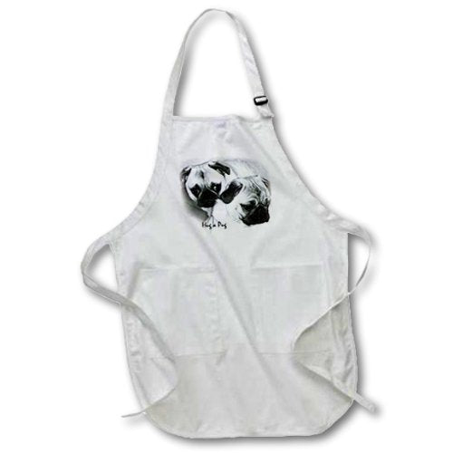 Apron - Hug a Pug Puppies Dogs Pug