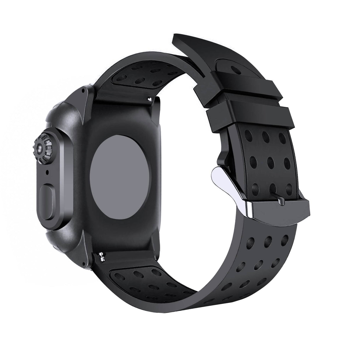 44 MM Full Cover Clear Case Screen Protector with Bands for Apple iWatch 4 and 5