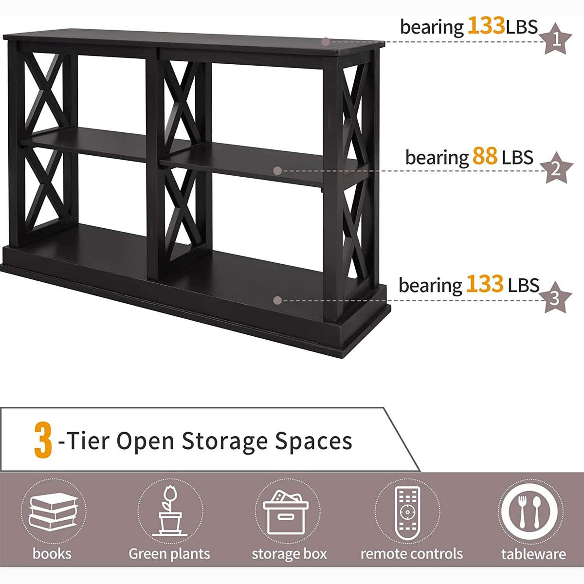 46.5" Entry Console Table