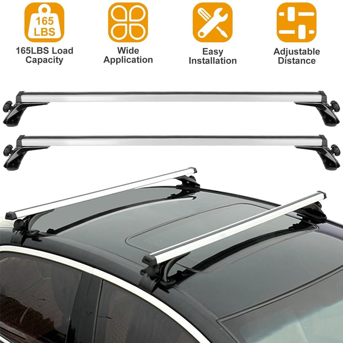 47.24-Inch Universal Top Roof Rack Cross Bar