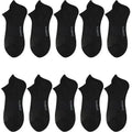 5-Pairs: Casual Ankle Boat Socks With Towel Bottom