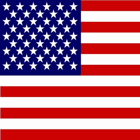 Apron - American Flag - Patriotic USA stars and stripes red white and blue - 4th July America Patriot Flags