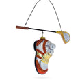 Golf Essentials Glass Christmas Ornament