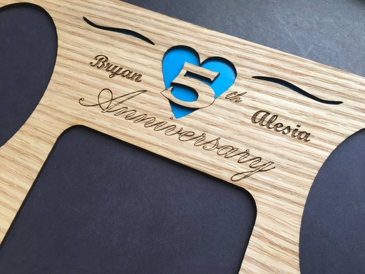 5th Anniversary Picture Frame