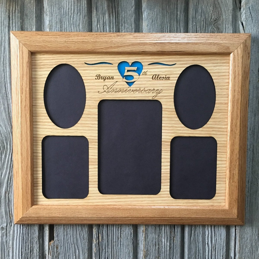 5th Anniversary Picture Frame