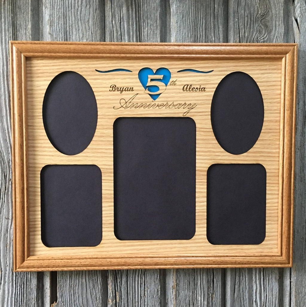 5th Anniversary Picture Frame