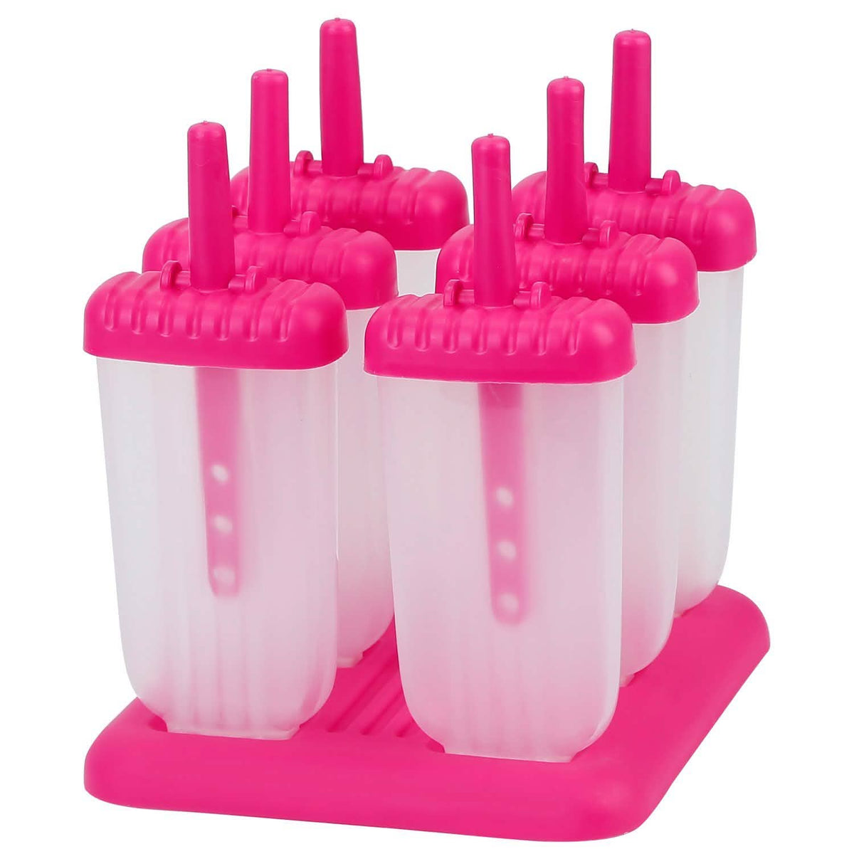 6-Piece: Popsicle Molds Reusable Ice Cream DIY Ice Pop Maker
