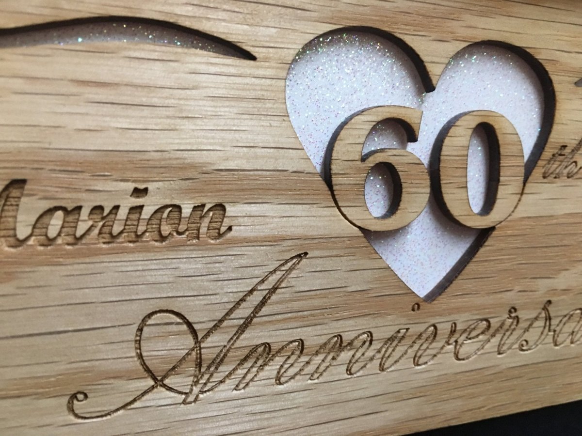 60th Anniversary Photo Frame