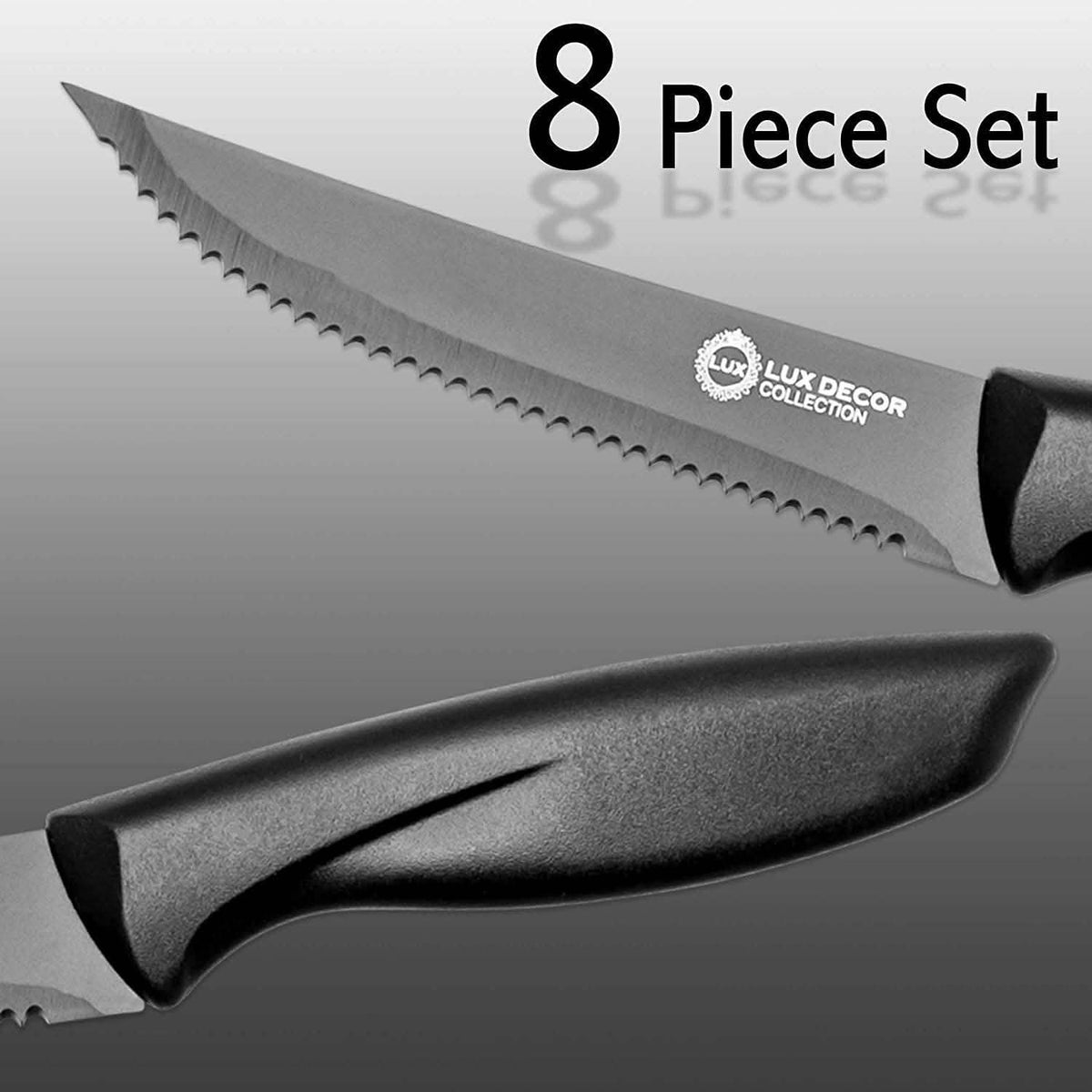 8-Piece Set: Steak Knife Stainless Steel