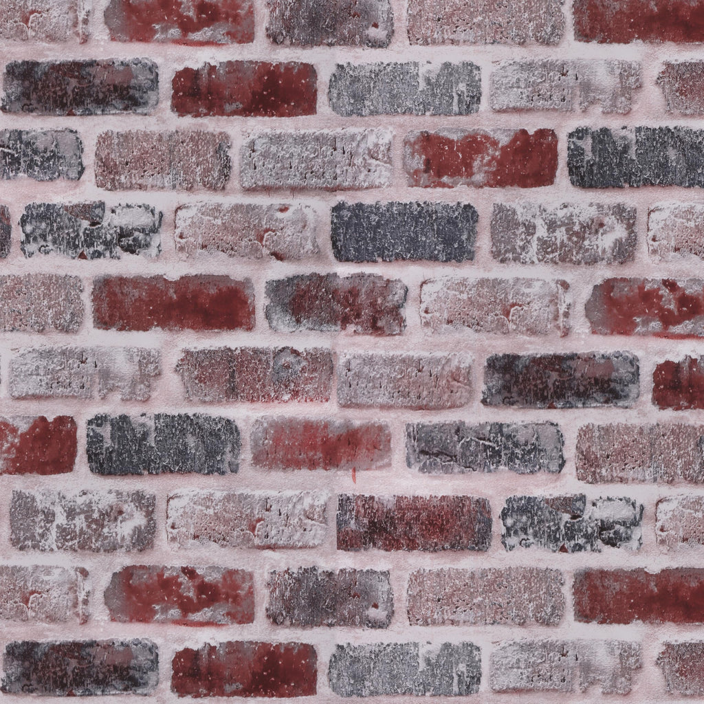 KUKANTST Brick Stone Peel and Stick Wallpaper 17.8"x472" Waterproof Vinyl Roll