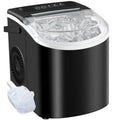 Countertop Portable Ice Maker – 26lb/24h, 9 Cubes/6min, Black