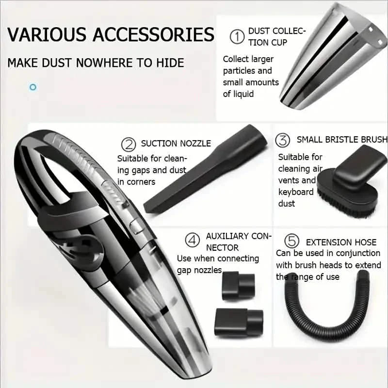 Car Handheld Cordless Vacuum Cleaner