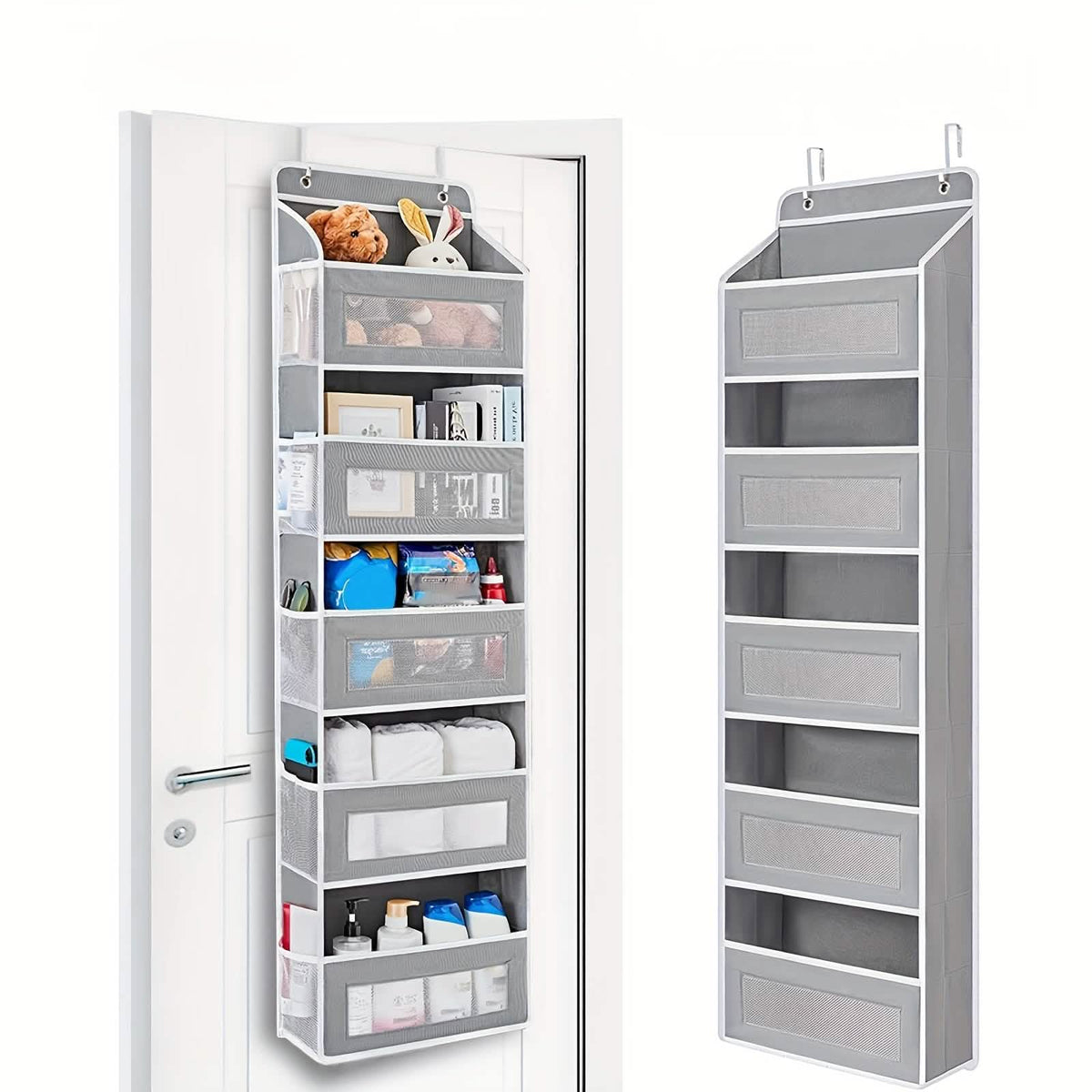 5-Tier Over-the-Door Storage Box Organizer